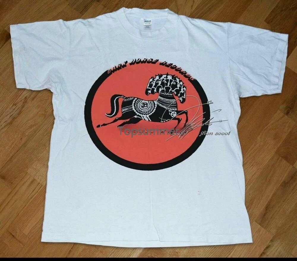 T-Shirt Vintage George Harrison 70S Dark Horse Am Records