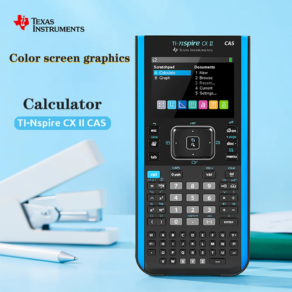 

New Calculadora Sale Calculator Usa Texas Instrumetns Ti Nspire Cx Cas Color Graphics English Sat/ap Special