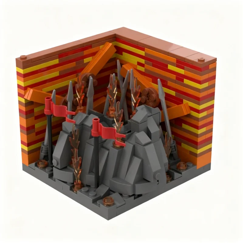 450 шт. коллекционных минифигурок MOC Dungeons & Dragons, модель для сборки «Воин-колдун Гит», строительные блоки, рождественский подарок (art.: 3920dcdc6977b) - 3920dcdc6977b
