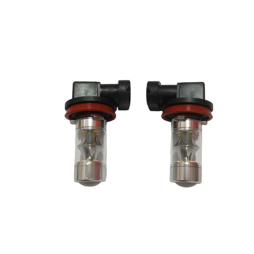 Фото Лампа-рефлектор July King, 2 шт., DC12V-24V, 60W, 1A, 6000K, 800-1000LM, H8 LED, противотуманная фара, фонарь заднего хода №2