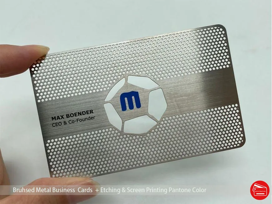 

(100 шт./лот) индивидуальная матовая визитная карточка из нержавеющей стали, шелкография, один цвет