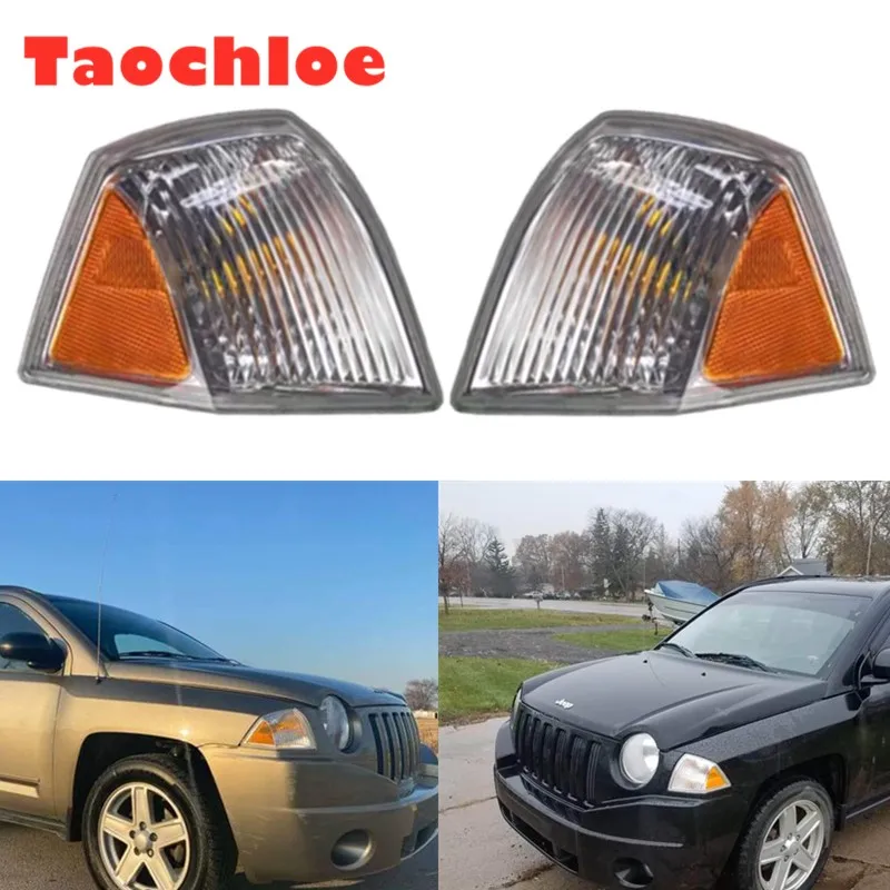 

Corner Light Turn Signal Light for Jeep Compass 2007-2010 Headlight Headlights Corner Lamp Side Marker Light Turning lights