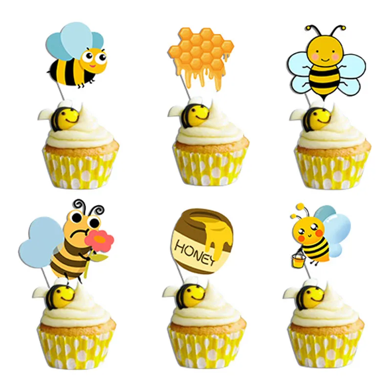 12 шт., детский Топпер для кексов