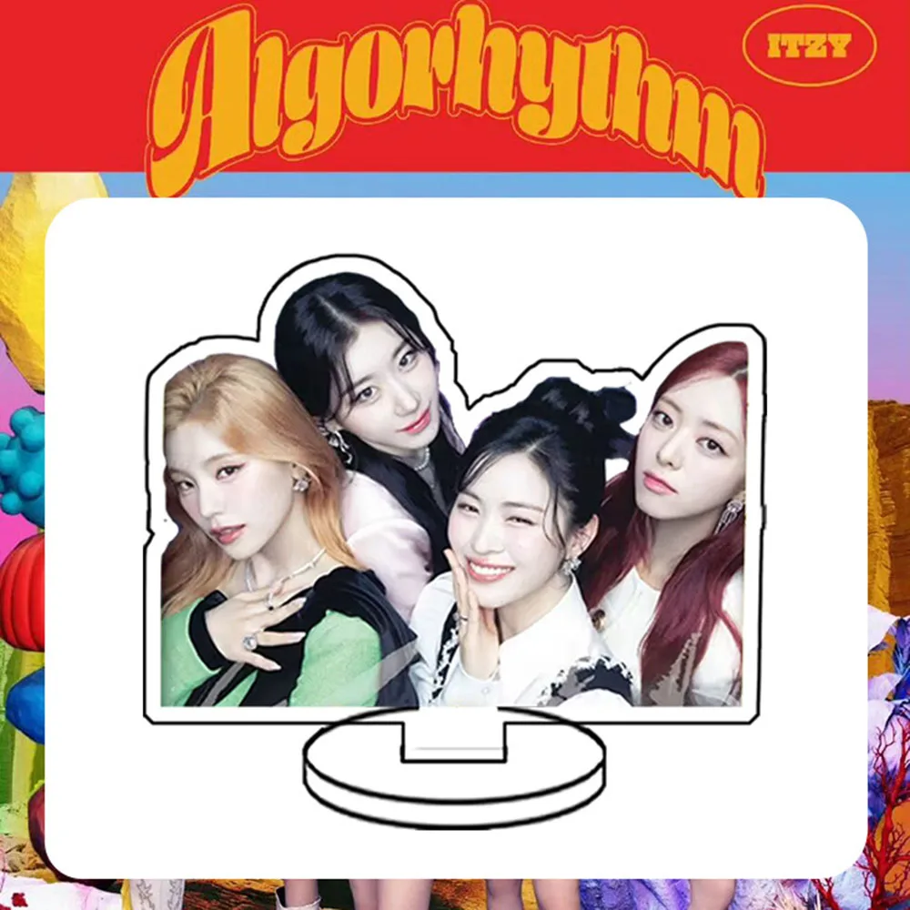 10 см KPOP ITZY Algorhythm японский альбом фотопечать акриловая стойка Yeji Ryujin Chaeryeong Yuna