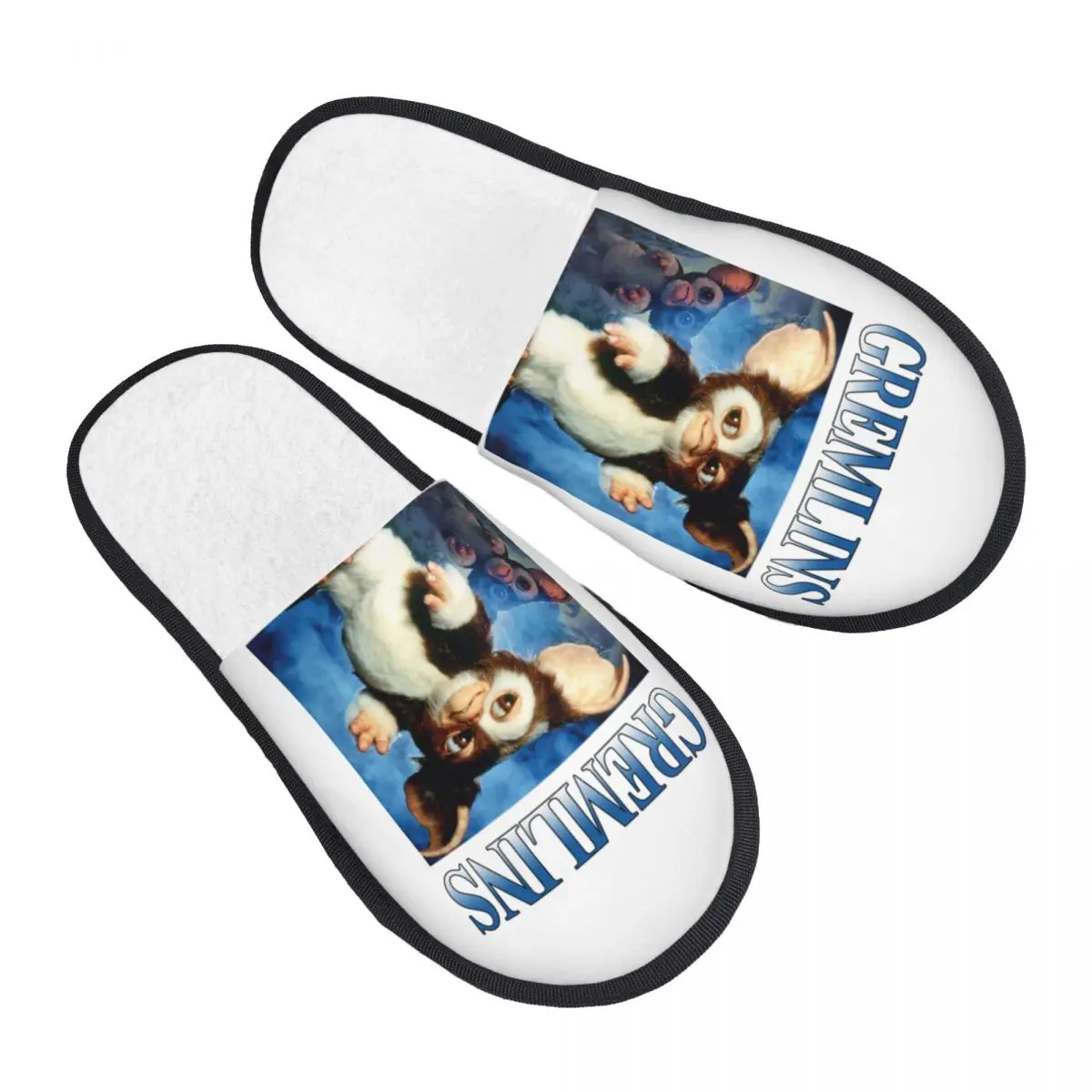 Винтажные тапочки из пены с эффектом памяти Gremlins на заказ женские мягкие теплые