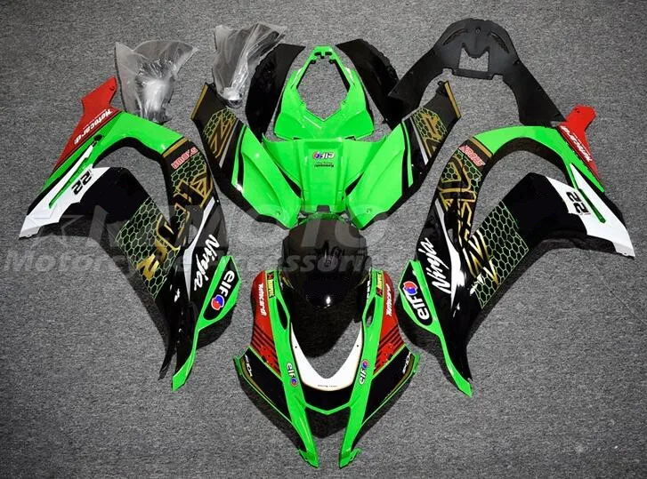 

Стильные новые комплекты обтекателей из АБС-пластика, подходят для Kawasaki Ninja ZX-10R ZX10R 2016 2017 2018 2019 16 17 18 19, комплект кузова elf