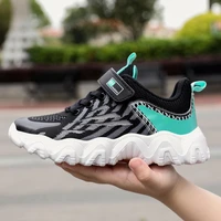 kids casual running sneakers breathable lightweight children shoes non slip walking sport shoes lace up non slip footwear