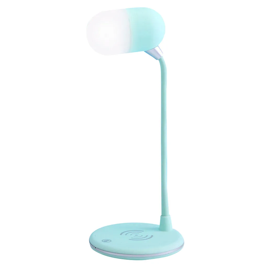 

3 in 1 Multifunction Table Lamps LED Desk Lamp Wireless Charging Bluetooth Speaker Foldable Desktop Light