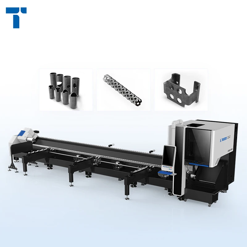 

0 Waste Material Professional Stainless Steel Pipe CNC Laser Cutter Automatic Metal Tube Fiber Laser Cutting Machine