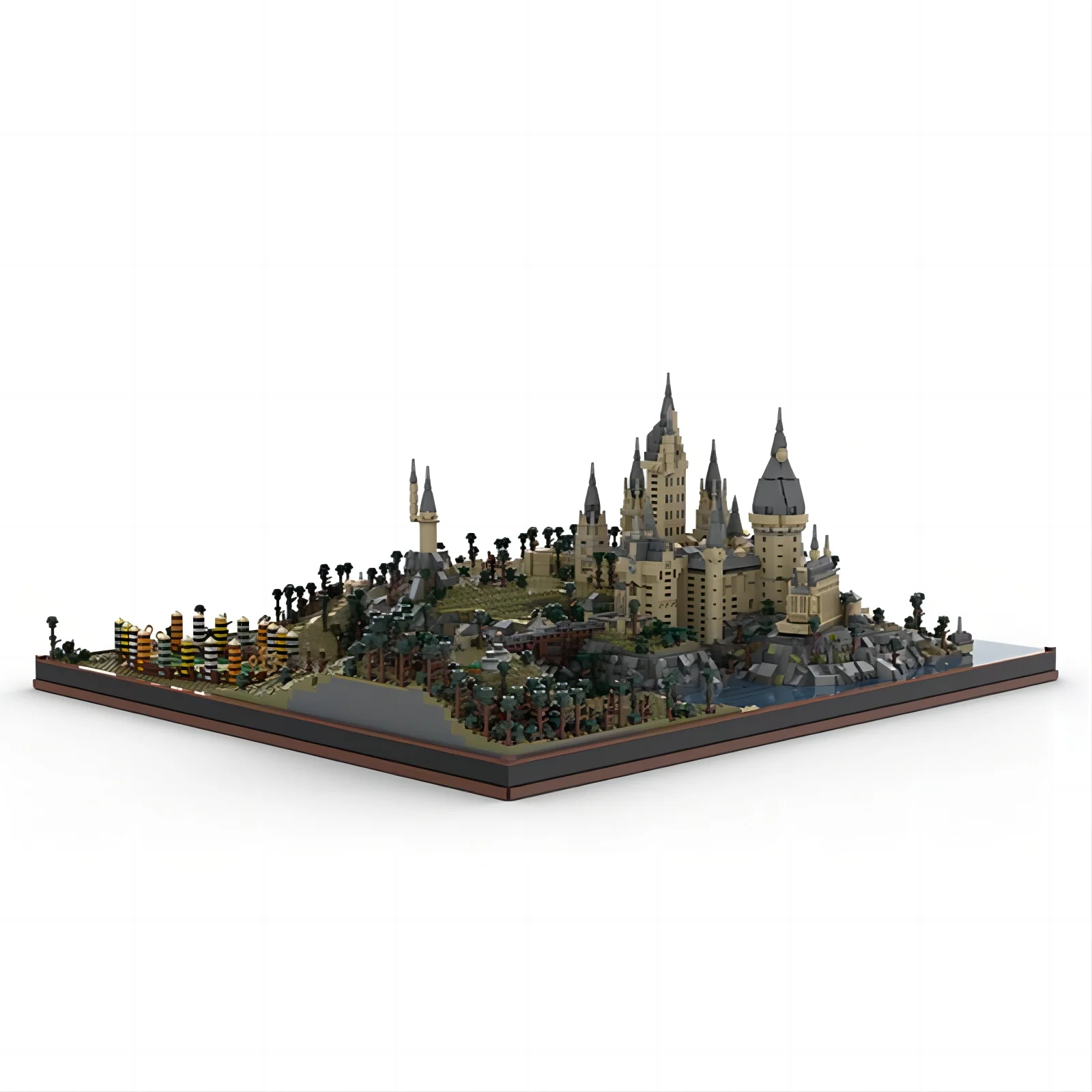 Строительный блок MOC45950 Хогвартс Castle Epic детальная игрушка для сборки сцены здания
