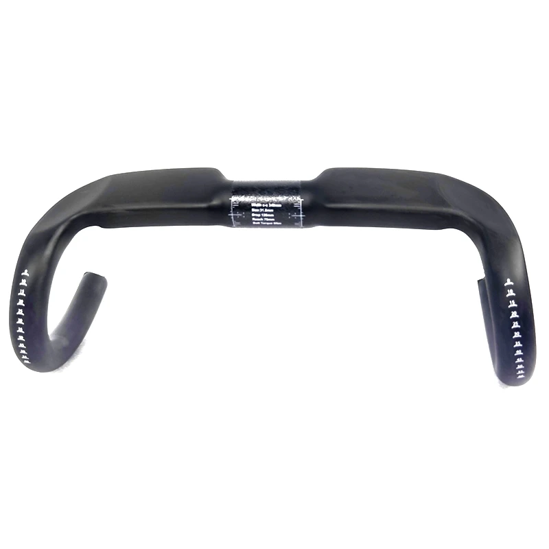 Фото BIKEDOC Dropbar Карбоновый узкий аэродинамический руль Шоссейный велосипед Внутренние прокладки кабеля №5