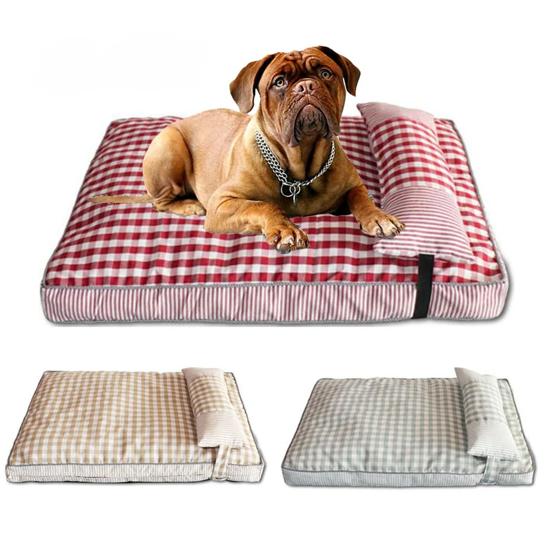 

Lattice Pet Bed Soft Small Medium Dog Soft Pet Nest For Dogs Washable House Lounger Bench All Seasons Cat Puppy Kennel Mat