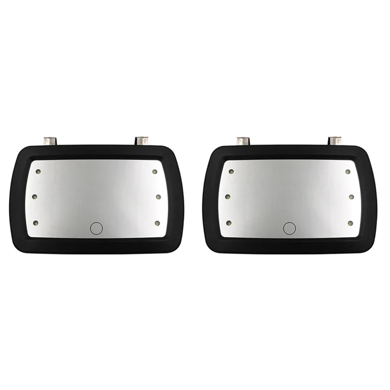 

2 шт., солнцезащитное зеркало с зеркальными лампами