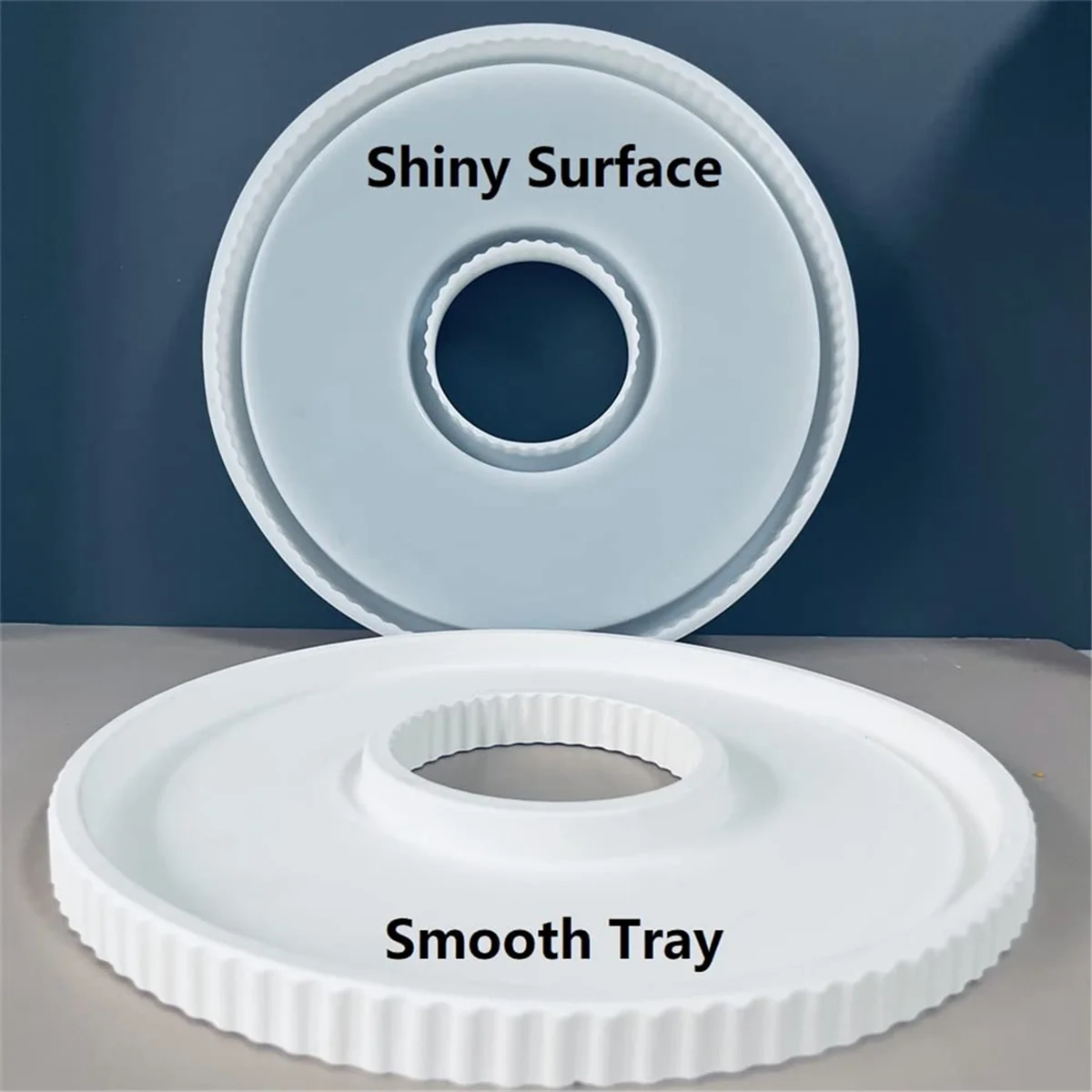 Поднос для силиконовых форм с полосками бетонная круглая пластина силиконовый