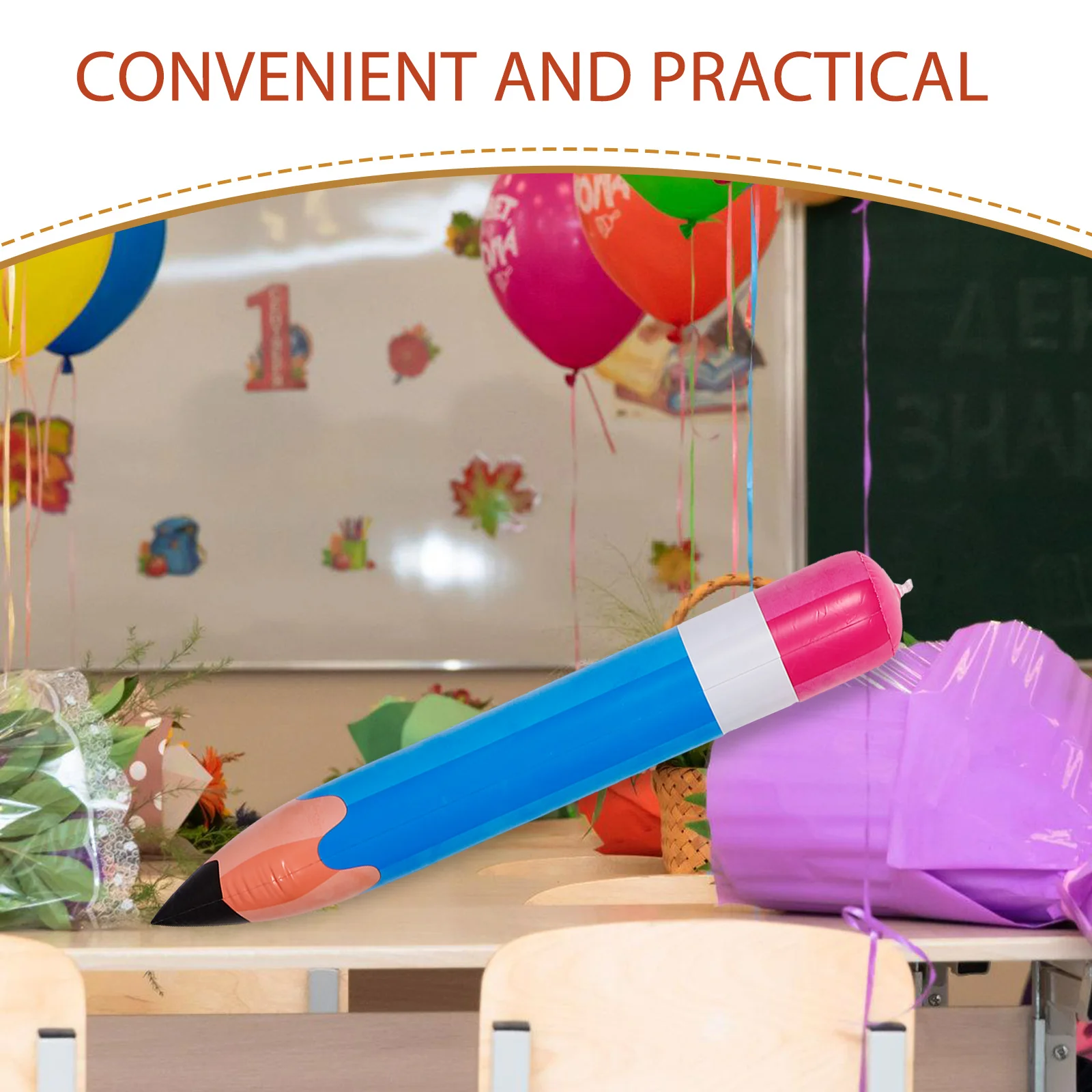 6 шт. надувные игрушки-карандаши для детей большие пастельные мелки Jumbo