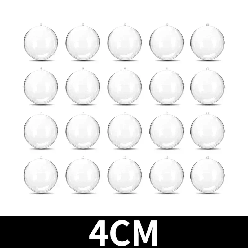 

Пластиковые прозрачные рождественские шары