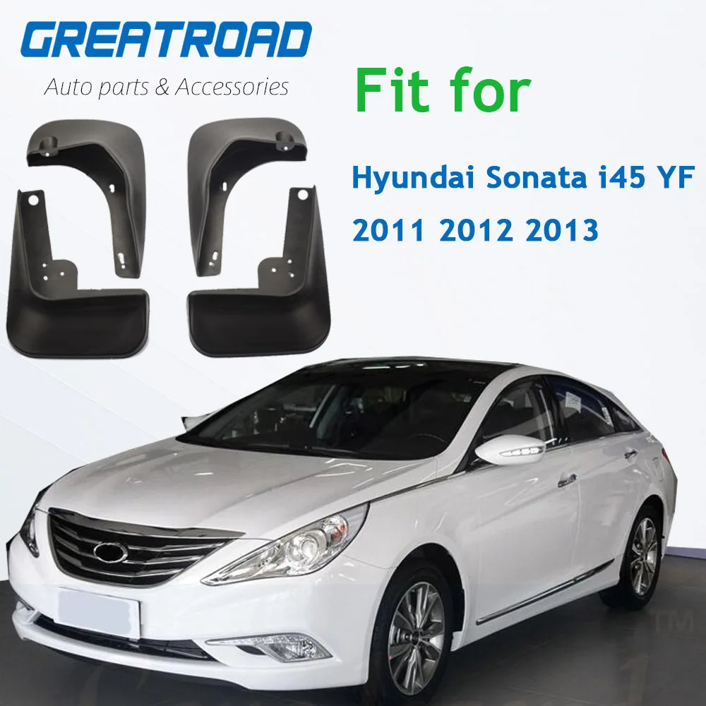 

Стилизованные формованные автомобильные брызговики для Hyundai Sonata i45 YF 2011 2012 2013, брызговики, брызговики, автомобильный Стайлинг