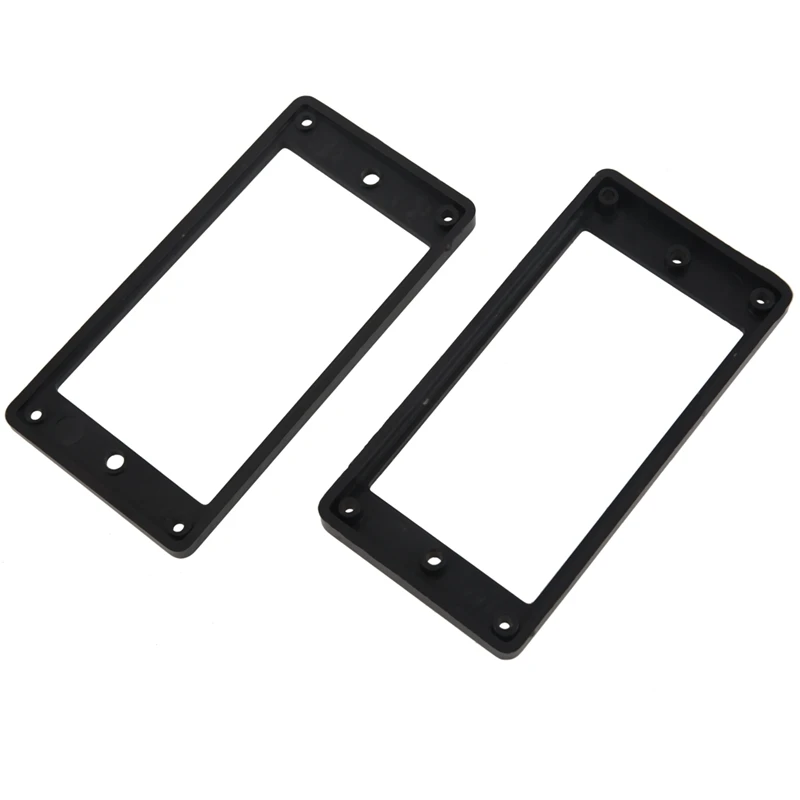 

6Pcs Flat Humbucker Pickup Mounting Ring Frame ABS For Electric Guitar