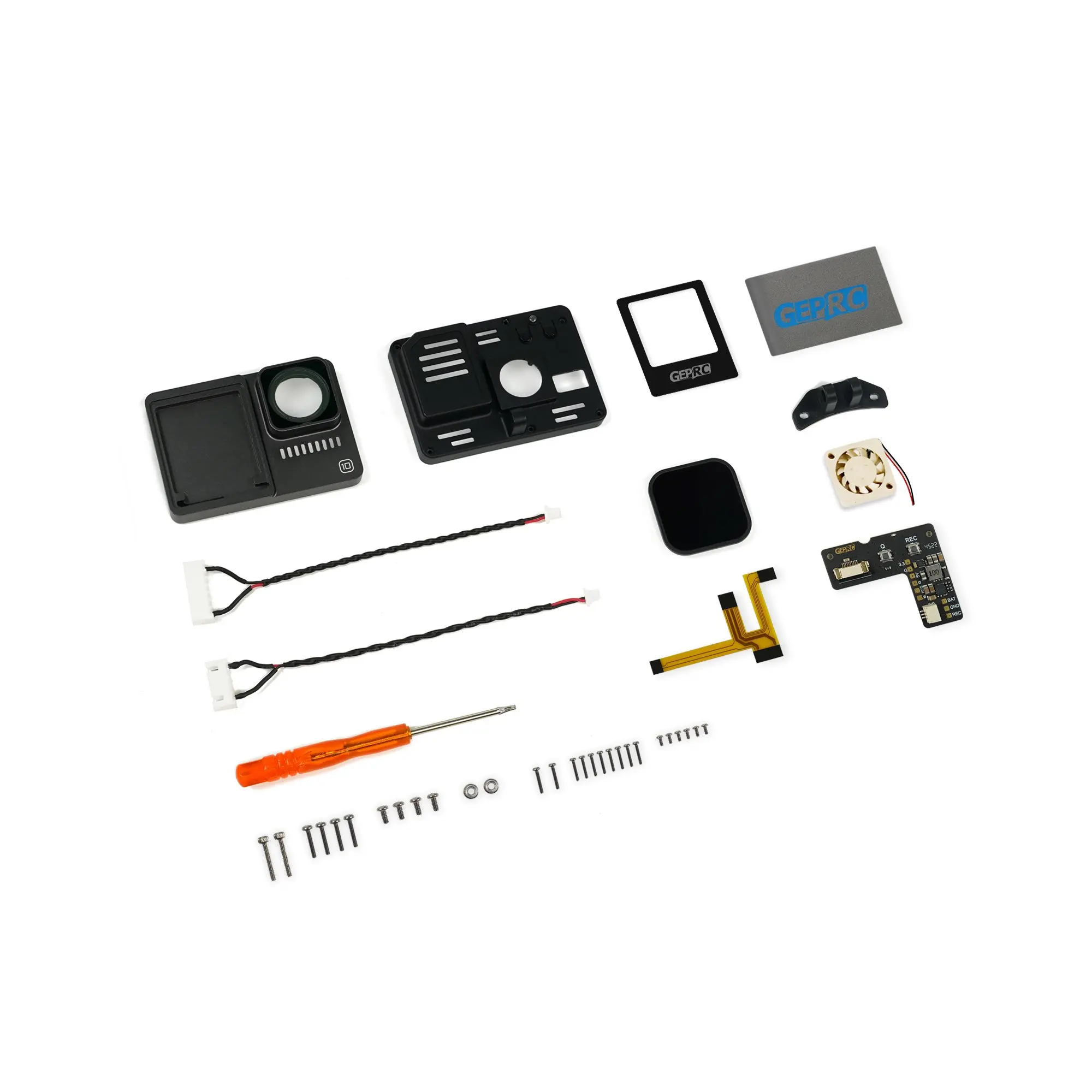 For GEPRC Naked GOPRO 9/10/11 Camera Lightweight Modification Kits For CineLog25/35 Cinebot30 MARK5 Series Quadrotor FPV Drone