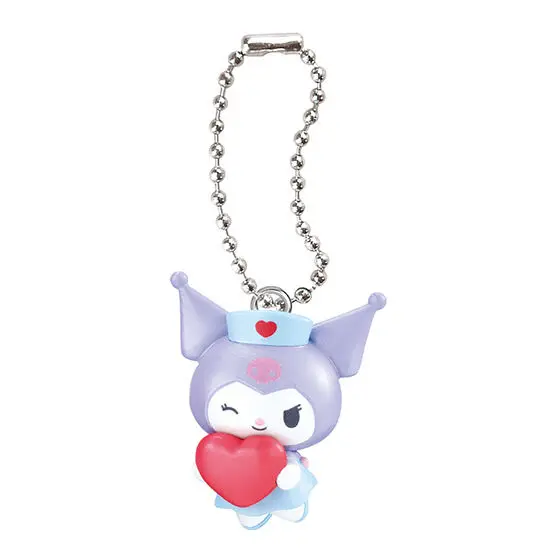 Фото BANDAI Sanrio Фигурки Модель Китти Куроми Любовь Медсестра Стиль Gashapon Ball Брелок Орнамент Украшения Официальный Подлинный №4