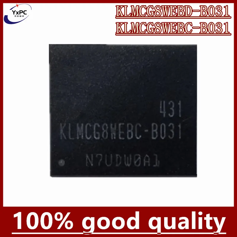 KLMCG8WEBC-B031 KLMCG8WEBC KLMCG8WEBD B031 64GB BGA153 EMMC 64G Flash Memory IC чипсет с шариками