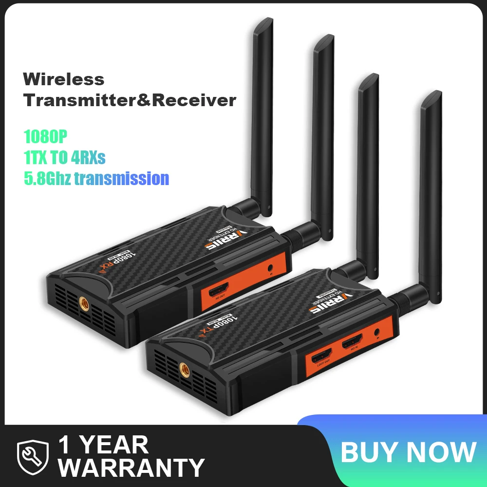 Беспроводной HDMI видео передатчик и приемник 5,8 ГГц 250 м 1080P Аудио HDMI-совместимый беспроводной удлинитель для PS4 камеры ПК к телевизору