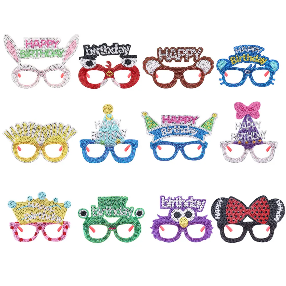 

Adult Kids Diamond Painting Glasses DIY Party Carnival Birthday Wedding Decor