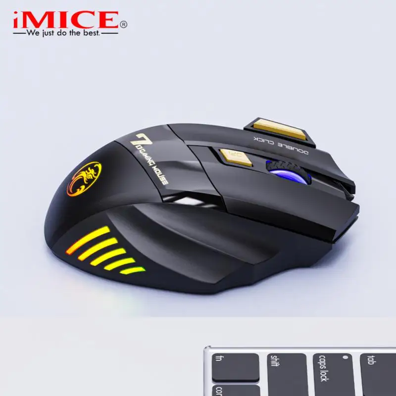 

Colorful Rechargeable Gaming Mouse 3200dpi Wireless Gaming Mouse Laptop Mice Mause For Game Computer Tablet Pc