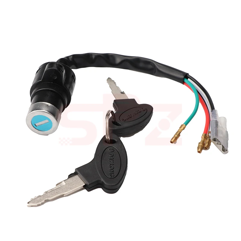 

4 Wires Ignition Switch Key for JH70 Motorcycle Motorbike