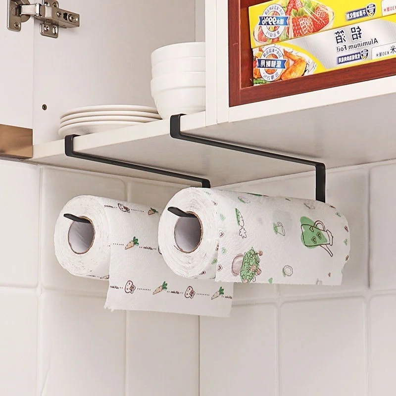 

1PC Kitchen Bathroom Toilet Paper Holder Tissue Storage Organizers Racks Roll Paper Holder Hanging Towel Stand Home Decoration