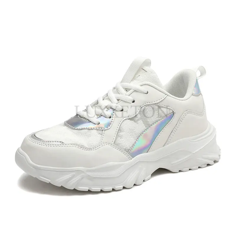 Thick-soled Heightened Casual Sports Female Shoes Summer Hot Sale Women Casual Shoes Thick-soled Breathable Wear-resistant Shoes