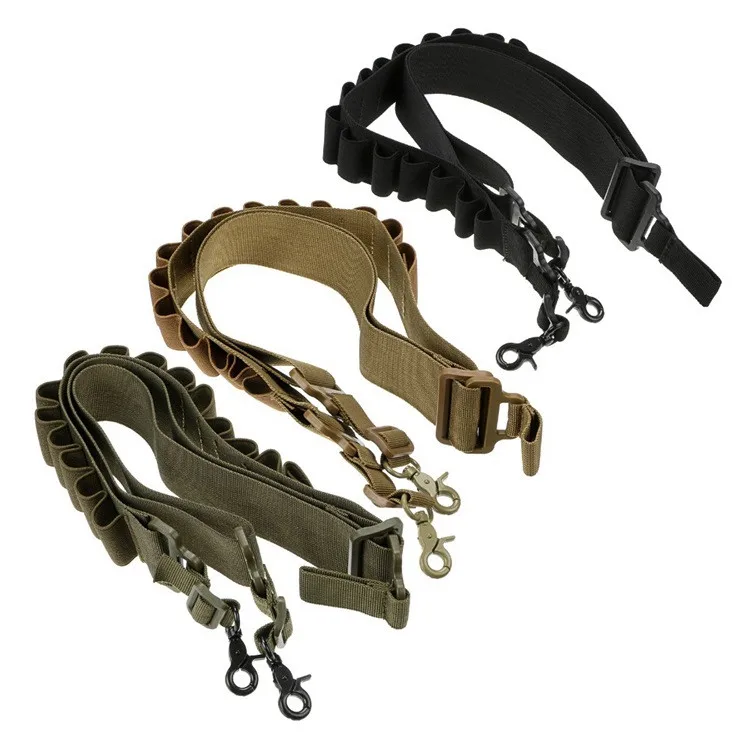 

Hunting Gun Belt Hunting Accessories Gear Tactical Single Point Gun Sling Shoulder Strap Rifle Rope Belt With Metal Buckle