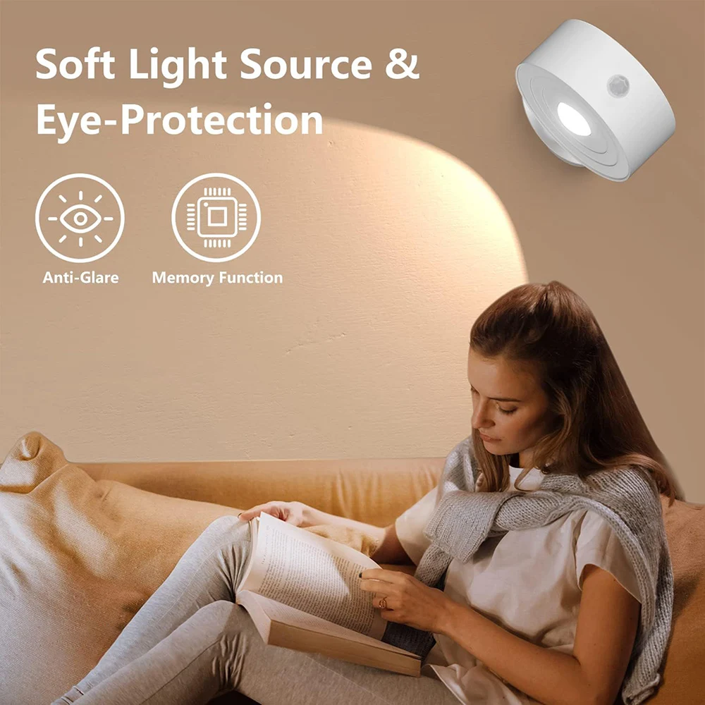 Перезаряжаемые Беспроводные Настенные Светильники С Датчиком Движения