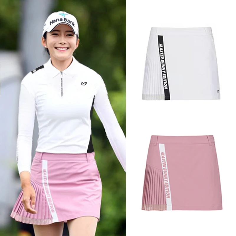 

Korean Golf Apparel Women's Spring New Short Skirt Fashion Badminton Pleated Pant Skirt