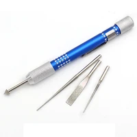 5pcsset diamond pearl glass beads reaming file reamer jewelry tools diamond needle file sets beading hole enlarger tools zb0011