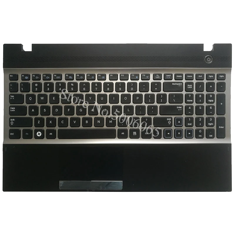 

English New keyboard for samsung NP300V5A 305V5A 300V5A BA75-03246C US Laptop keyboard with Cover Black