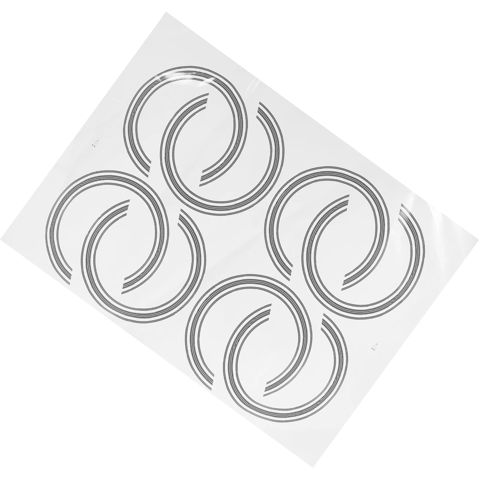

8 Pcs Sticker Guitar Decals Stickers Inlay Sound Hole Self-adhesive Acoustic Paper Soundhole