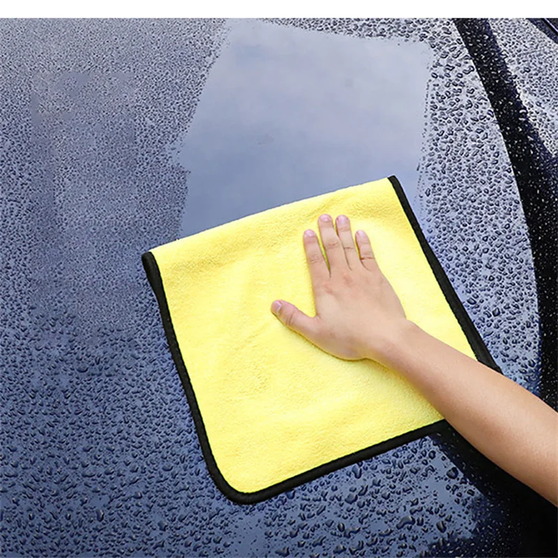 

30x30CM Auto Care Microfiber Car Wash Towel Car Detailing Wash Towel Car Cleaning Drying Cloth Hemming Car Care Cloth
