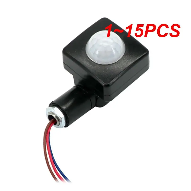 

1~15PCS Infrared Mini Motion Sensor,AC 85-265V Utdoor Indoor Infrared Light Waterproof Switch Body, With LED Light Sensor