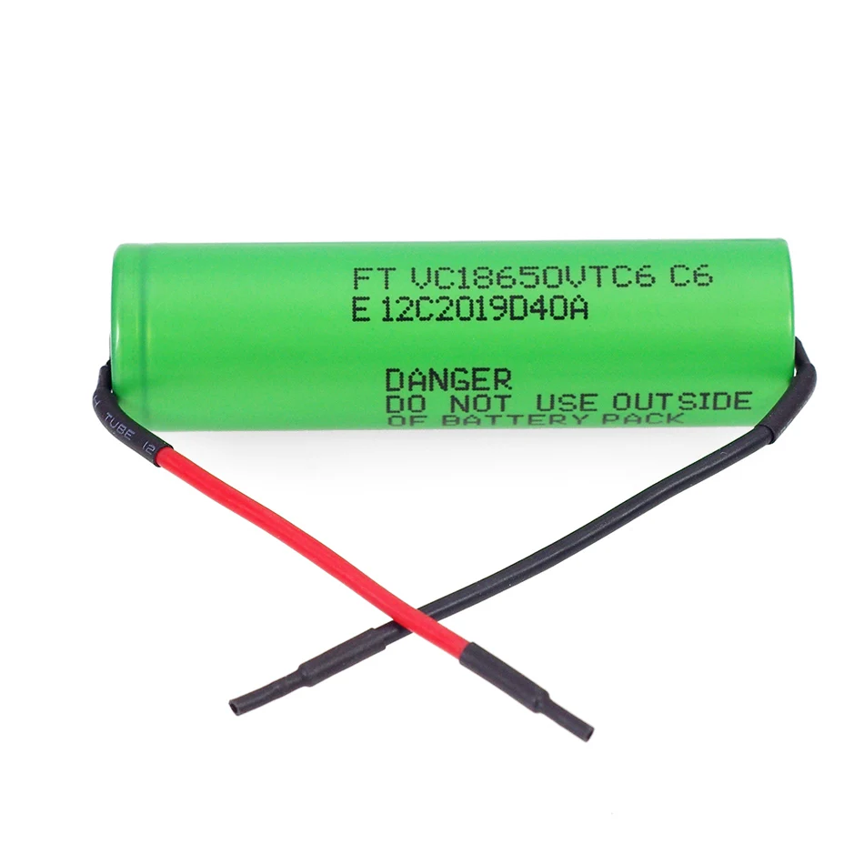2022 VariCore VTC6 3.7V 3000mAh 18650 Li-ion Battery 20A Discharge VC18650VTC6 electrical tools batteries+DIY Line | Электроника