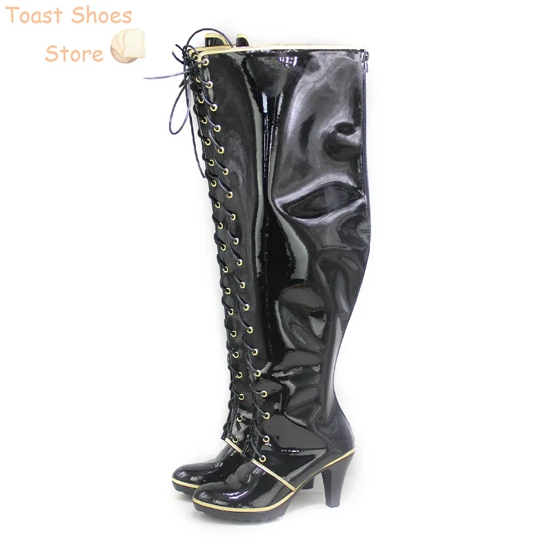 Обувь для косплея Honjou Nia из искусственной кожи реквизит аниме дата прямая