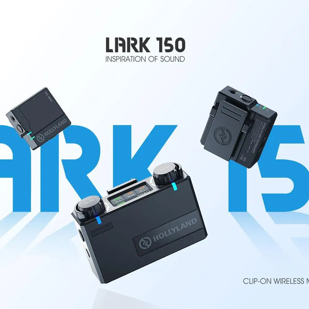 Беспроводной петличный микрофон Hollyland LARK 150 Duo профессиональный мини-микрофон для