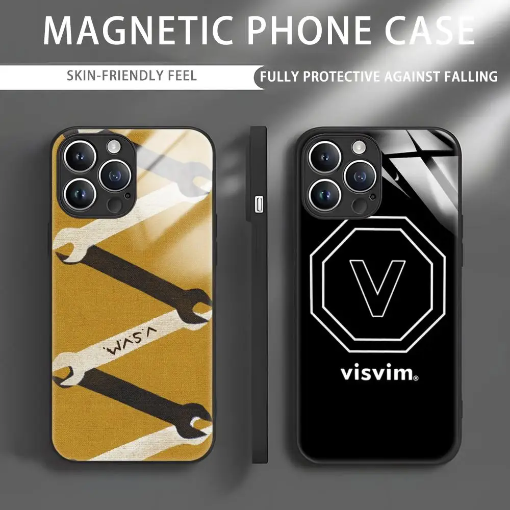 Брендовый дизайнерский чехол visvim для телефона iPhone 15 14 13 12 11 X XR XS XSMAX 8 7 Plus Mini Pro Max