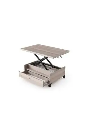 

Modern lux 2 Drawers 3 Stage 6 Multifunctional Wheel Medium Coffee table 103 coffe table