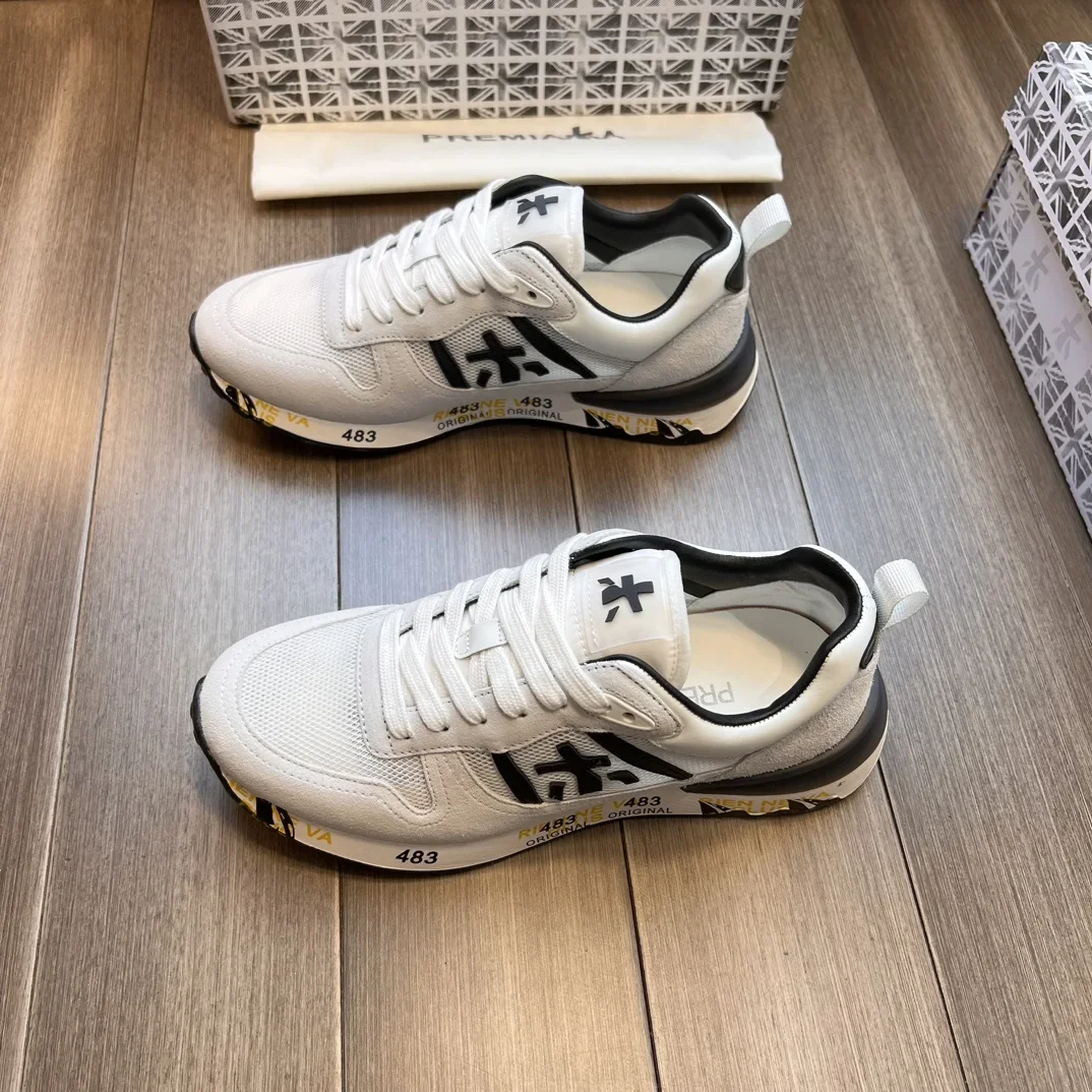 PREMIATA Мужская модная простая повседневная легкая спортивная обувь в стиле ретро