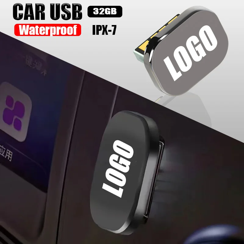 

Car Universal Flash Drive USB Metal U Disk for Honda Civic Accord Odyssey HRV FIT Jazz Pilot Jade CRV NSX B-series Accessories