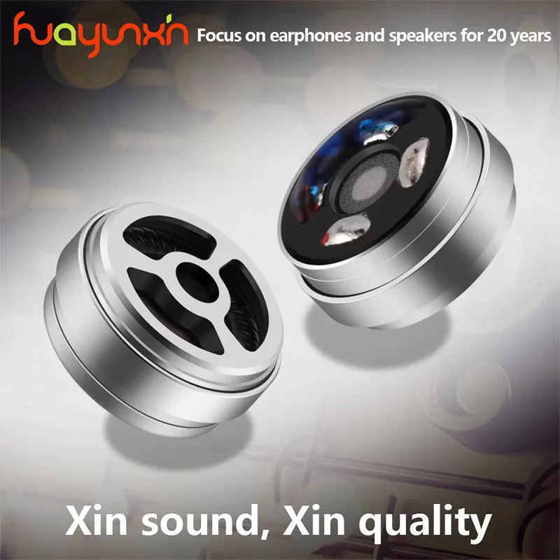 Фото 2PCS Huayunxin 11.5mm 103dB Чувствительность 20Hz-20KHz Полная Резонансная Частота Двойной Магнит Неодимовый PU+PPA-ZAW Нановолокно Диафрагма Динамик Подходит Для Различных HIFI Гибридные Наушники №4