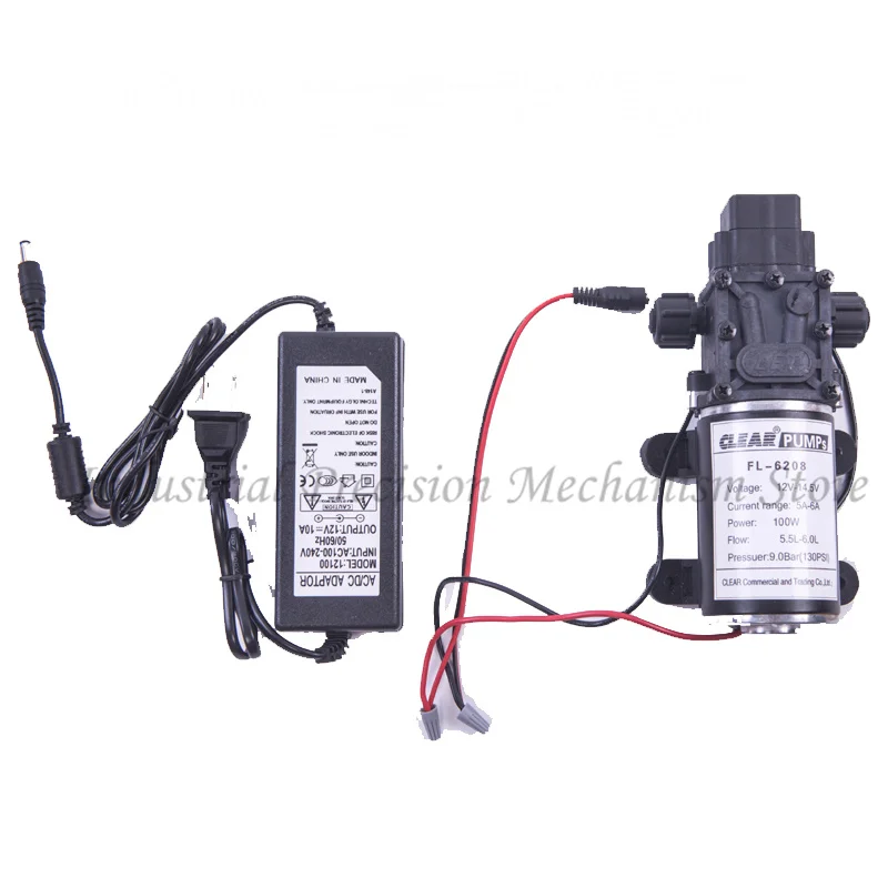 

Автоматический полив цветов, портативный микро-диафрагменный водяной насос высокого давления 12 в 100 Вт, распыление/микро-спрей/Капельное орошение