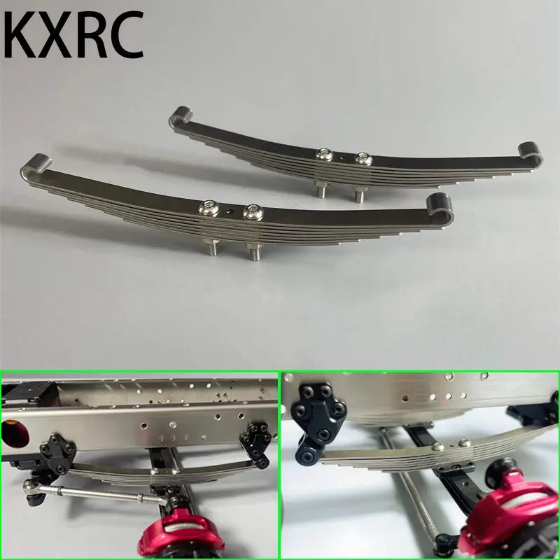 

Metal CNC Unpowered Front Suspension Steel Plate for 1/14 Tamiya RC Truck Trailer Scania Benz Actros Volvo MAN LESU Diy Car Part