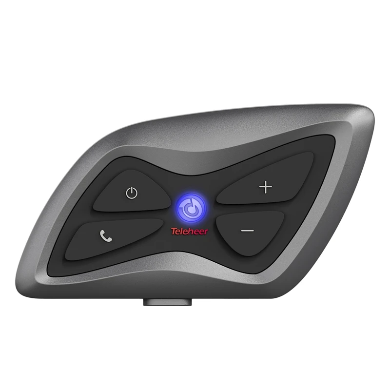 

T6 Plus Helmet Walkie Talkie Bluetooth Helmet Headset Waterproof BT For Multiple Riders